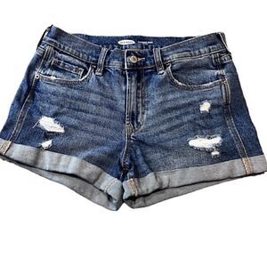 Old Navy boyfriend, mid rise, jean shorts, size 2